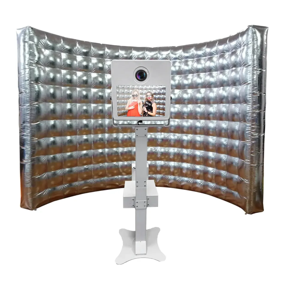 Wedding Party 10ft Photo Booth Backdrop Inflatable Wall Silver Or Gold Fotobudka 360 Photo Booth Wall  For Party  Event